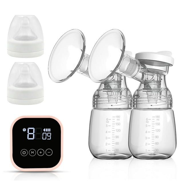 Sixbaby Double Electric Breast Pump Dual Rechargeable BPA Free