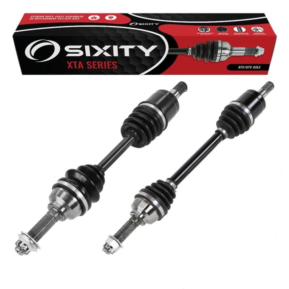 Sixity 2008-2009 compatible with Suzuki 400 King Quad 4X4 Front Left Right XTA Axles Pair Driver Passenger LT-A400FL0