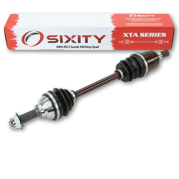 Sixity 2009-2012 compatible with Suzuki 500 King Quad 4X4 Front Right XTA Axles Passenger LT-A500XP