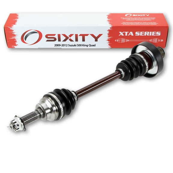 Sixity 2009-2012 compatible with Suzuki 500 King Quad 4X4 Rear Right XTA Axles Back Passenger LT-A500XP