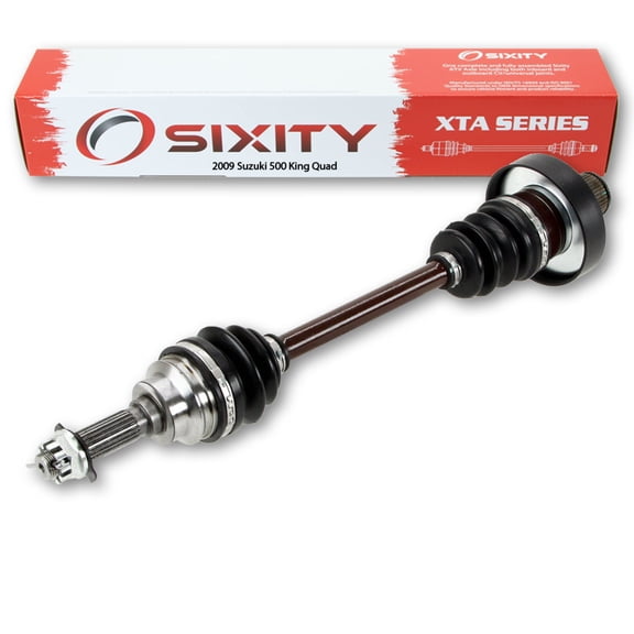 Sixity 2009 compatible with Suzuki 500 King Quad 4X4 Rear Right XTA Axles Back Passenger LT-A500XP