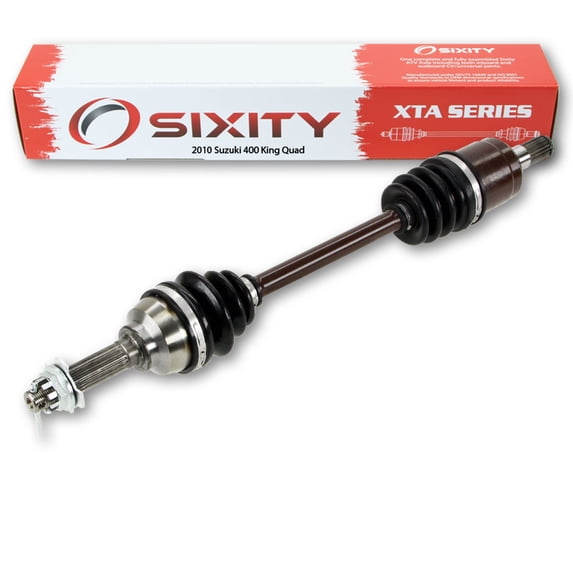 Sixity 2010 compatible with Suzuki 400 King Quad 4X4 Front Right XTA Axles Passenger LT-F400FUL0