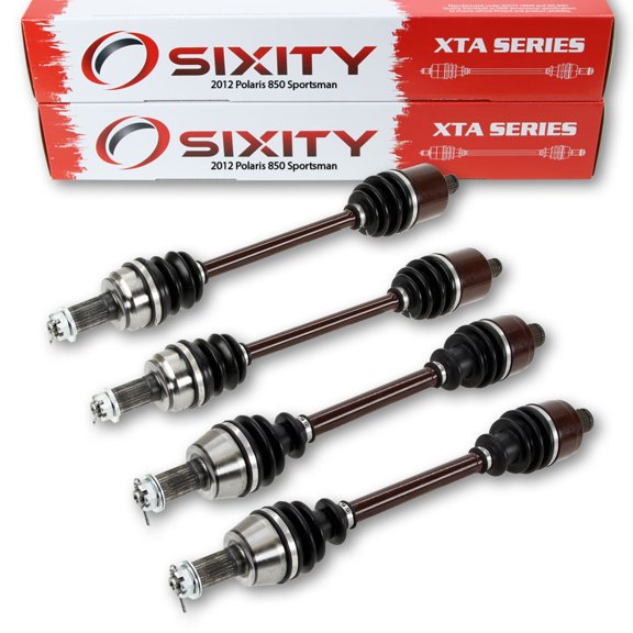 Sixity 2012 compatible with Polaris 850 Sportsman 4X4 Front Rear Left Right XTA Axles Four Driver Passenger A12ZN8EFK EFO