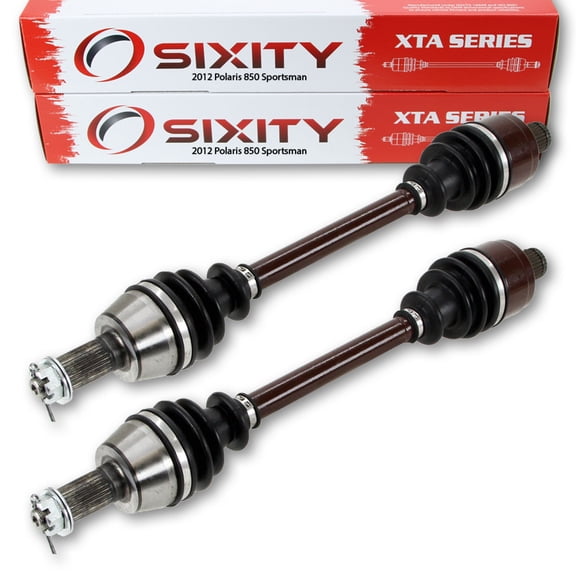 Sixity 2012 compatible with Polaris 850 Sportsman 4X4 Rear Left Right XTA Axles Pair Back Driver Passenger A12ZN8EFK EFO
