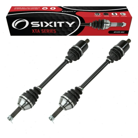 Sixity 2013-2014 compatible with Can-Am Outlander 1000 4X4 Rear Left Right XTA Axles Pair Back Driver Passenger EFI XMR