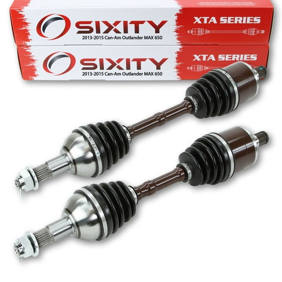 Sixity 2013-2015 compatible with Can-Am Outlander MAX 650 4X4 Rear Left Right XTA Axles Pair Back Driver Passenger EFI STD DPS X XT XT-P