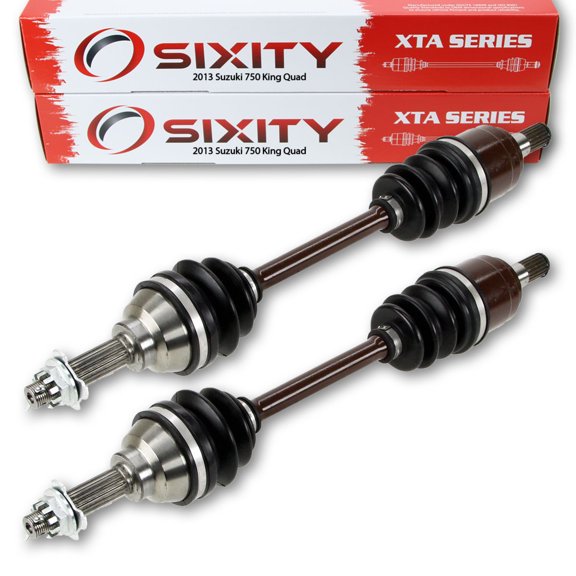 Sixity 2013 compatible with Suzuki 750 King Quad 4X4 Front Left Right XTA Axles Pair Driver Passenger LT-A750XZ