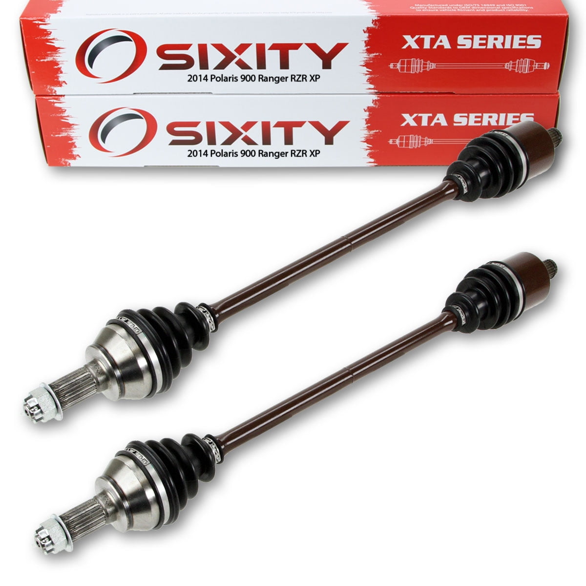 Sixity 2014 compatible with Polaris 900 Ranger RZR XP 4X4 Front Left Right XTA Axles Pair Driver