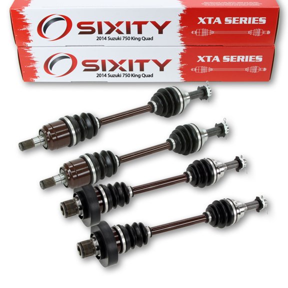 Sixity 2014 compatible with Suzuki 750 King Quad 4X4 Front Rear Left Right XTA Axles Four Driver Passenger LT-A750XP