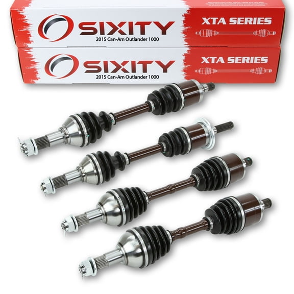 Sixity 2015 compatible with Can-Am Outlander 1000 6X6 Front Rear Left Right XTA Axles Four Driver Passenger EFI