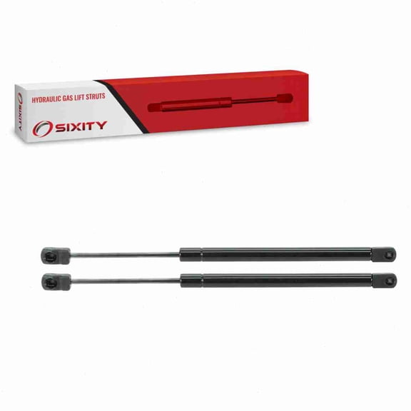 Sixity Auto 2 pc Hood Lift Support Struts compatible with Ford F-250 1997-1999 - Gas Springs Shocks Props Arms Rods Dampers