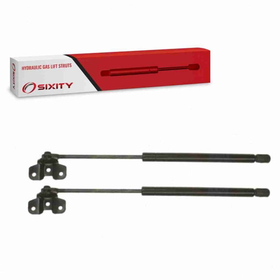 Sixity Auto 2 pc Hood Lift Support Struts compatible with Honda Accord 2003-2007 - Gas Springs Shocks Props Arms Rods Dampers