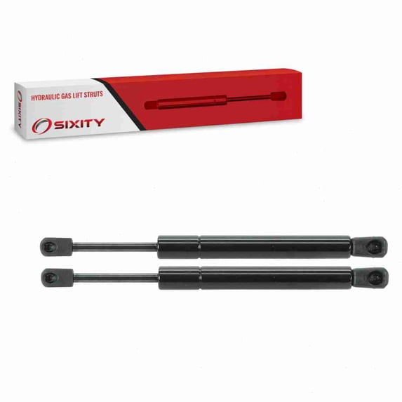 Sixity Auto 2 pc Hood Lift Support Struts compatible with Jeep Commander 2006-2009 - Gas Springs Shocks Props Arms Rods Dampers