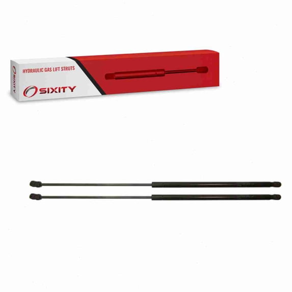 Sixity Auto 2 pc Lift Supports Struts compatible with SG101019 819-6061 6444 - Gas Springs Shocks Props Arms Rods Dampers