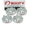 thumbnail image 1 of Sixity Auto 4 pc 1.5" 5x120.7 Wheel Spacers compatible with Oldsmobile Cutlass Supreme M12x1.5mm 1.25in Studs Lugs, 1 of 5