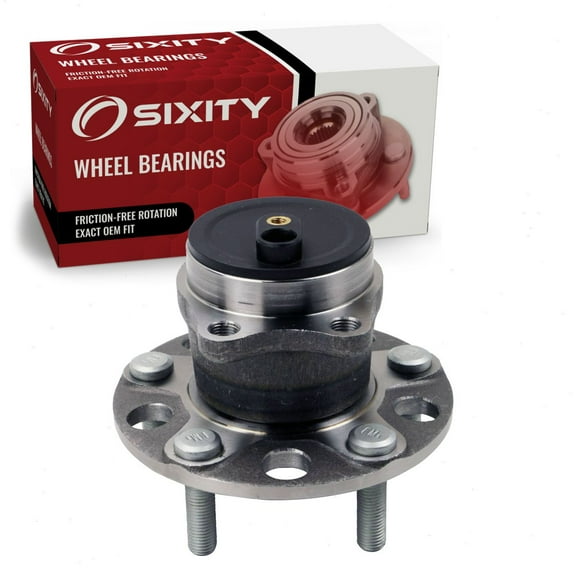 Sixity Auto 512332 Rear Wheel Bearing Hub Assembly compatible with Jeep Compass & Patriot 2007-2016, for Chrysler 200 2011-2014, Sebring 2007-2010, for Dodge Avenger 2008-2014 - 5 Lug w/ ABS