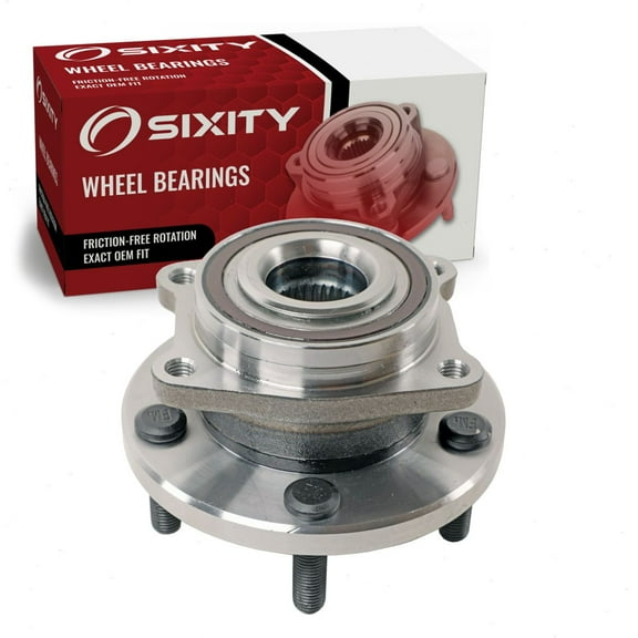 Sixity Auto 513263 Front Wheel Bearing Hub Assembly compatible with Chrysler Sebring Cirrus 2007-2010, for Chrysler 200 2011-2014, for Dodge Avenger 2008-2014 - 5 Lug w/ ABS