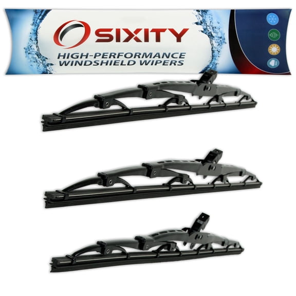 Sixity Auto S1 Front Rear Windshield Wiper Blades compatible with Asuna Sunfire