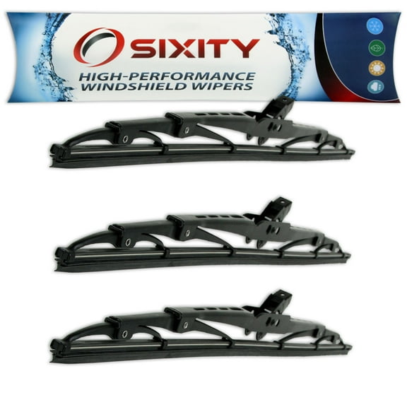 Sixity Auto S1 Front Rear Windshield Wiper Blades compatible with Chevy Camaro