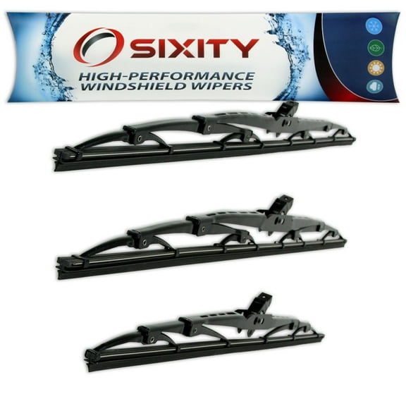 Sixity Auto S1 Front Rear Windshield Wiper Blades compatible with Eagle Talon