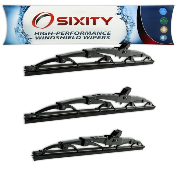 Sixity Auto S1 Front Rear Windshield Wiper Blades compatible with Mercedes-Benz ML320 ML350 ML430 ML500