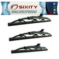 thumbnail image 1 of Sixity Auto S1 Front Rear Windshield Wiper Blades compatible with Mercedes-Benz ML320 ML430, 1 of 7