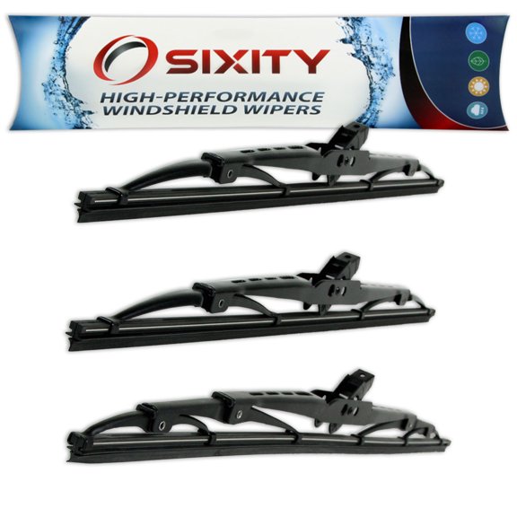 Sixity Auto S1 Front Rear Windshield Wiper Blades compatible with Mercury Capri