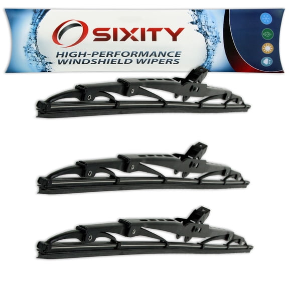 Sixity Auto S1 Front Rear Windshield Wiper Blades compatible with Mercury LN7 Lynx Tracer