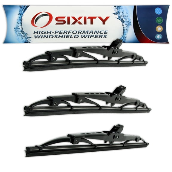 Sixity Auto S1 Front Rear Windshield Wiper Blades compatible with Mercury Marquis