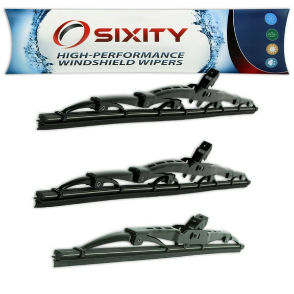 Sixity Auto S1 Front Rear Windshield Wiper Blades compatible with Mercury Sable