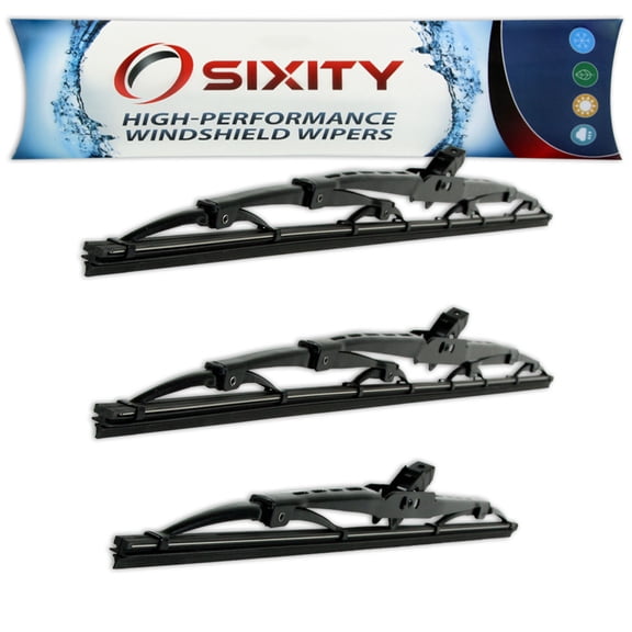 Sixity Auto S1 Front Rear Windshield Wiper Blades compatible with Oldsmobile Bravada Custom Cruiser
