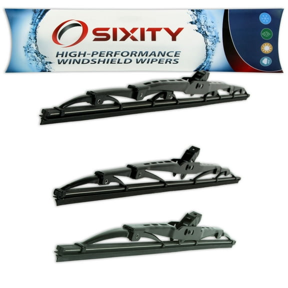 Sixity Auto S1 Front Rear Windshield Wiper Blades compatible with Volkswagen Jetta
