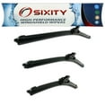 thumbnail image 1 of Sixity Auto XTS Frameless Front Rear Windshield Wiper Blades compatible with Chrysler Town & Country, 1 of 7