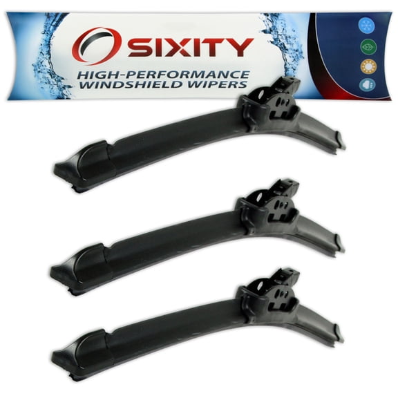 Sixity Auto XTS Frameless Front Rear Windshield Wiper Blades compatible with Oldsmobile Cutlass Salon