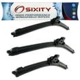 thumbnail image 1 of Sixity Auto XTS Frameless Front Rear Windshield Wiper Blades compatible with Volvo V40, 1 of 7