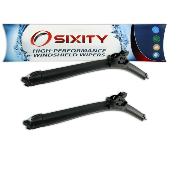 Sixity Auto XTS Frameless Front Windshield Wiper Blades compatible with Chevy Beretta Corsica