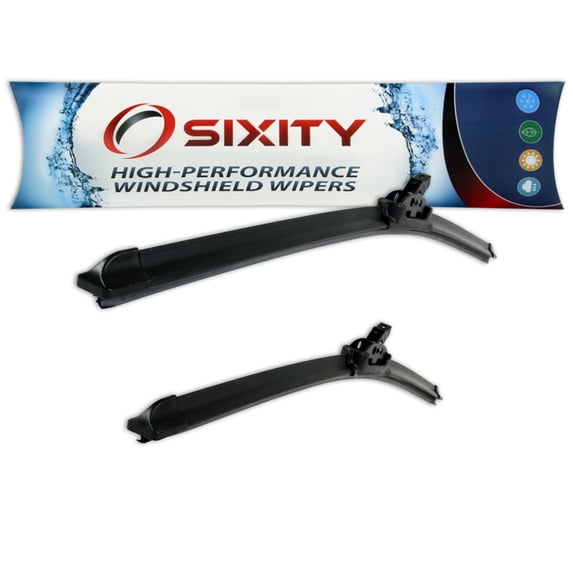 Sixity Auto XTS Frameless Front Windshield Wiper Blades compatible with Eagle Talon Vision