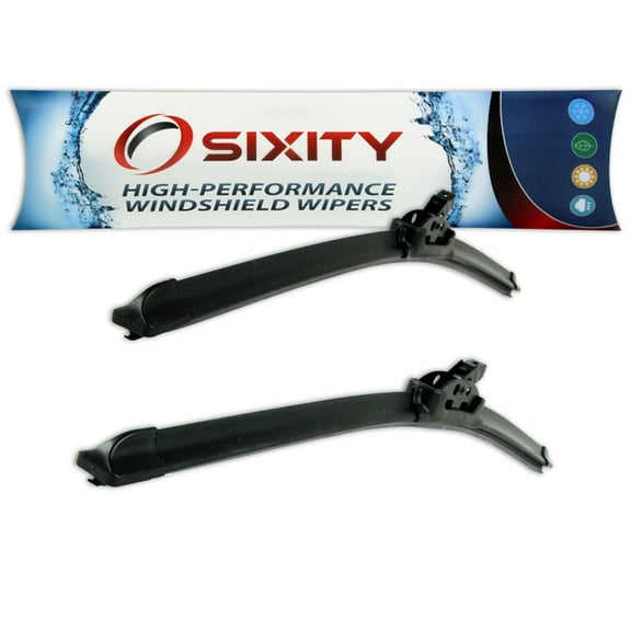 Sixity Auto XTS Frameless Front Windshield Wiper Blades compatible with Infiniti FX35 FX45 Q45