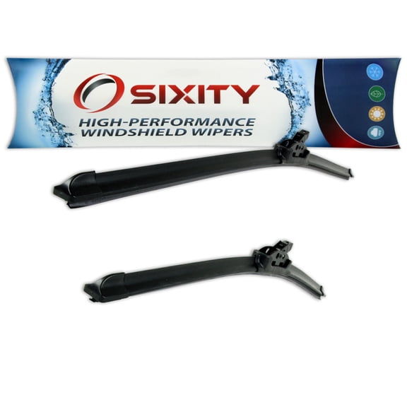 Sixity Auto XTS Frameless Front Windshield Wiper Blades compatible with Lincoln MKX