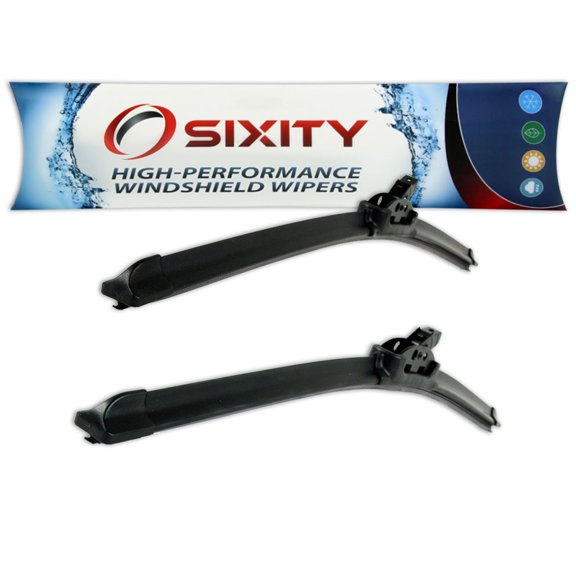 Sixity Auto XTS Frameless Front Windshield Wiper Blades compatible with Mazda MPV