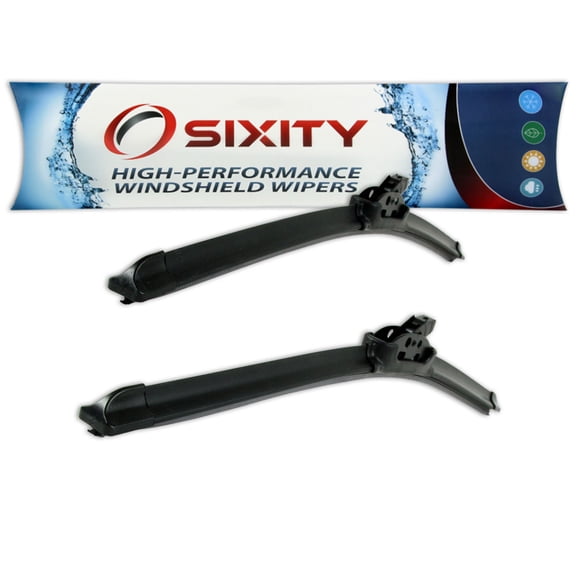 Sixity Auto XTS Frameless Front Windshield Wiper Blades compatible with Mazda Protege Protege5
