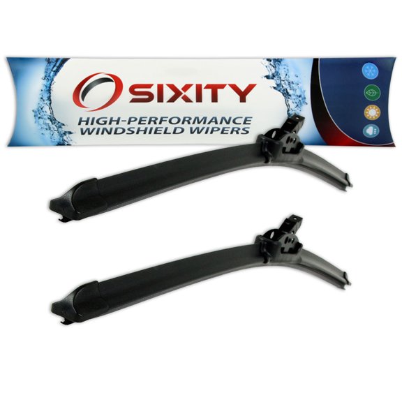 Sixity Auto XTS Frameless Front Windshield Wiper Blades compatible with Plymouth Breeze