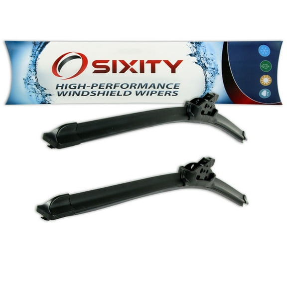 Sixity Auto XTS Frameless Front Windshield Wiper Blades compatible with Plymouth Colt
