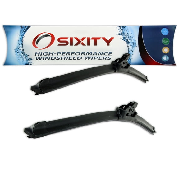 Sixity Auto XTS Frameless Front Windshield Wiper Blades compatible with Pontiac GTO