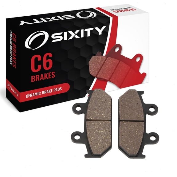 Sixity C6 Ceramic Brake Pads FA124 Front Replacement Kit