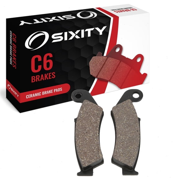Sixity C6 Ceramic Brake Pads FA143 Front Replacement Kit Full Complete