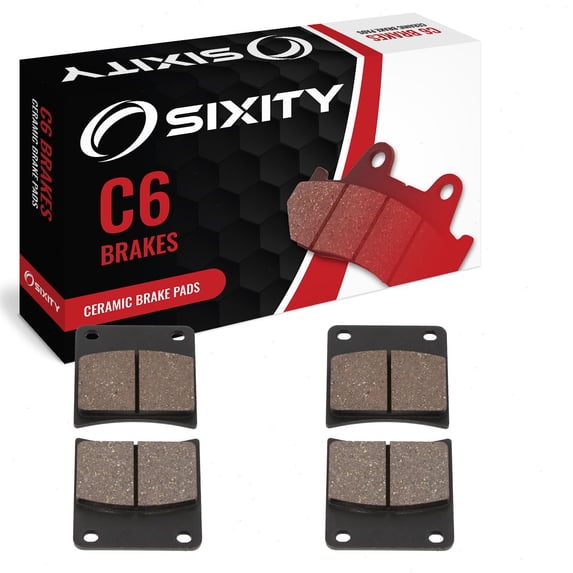 Sixity C6 Ceramic Brake Pads FA146 FA146 Front Rear Replacement Kit