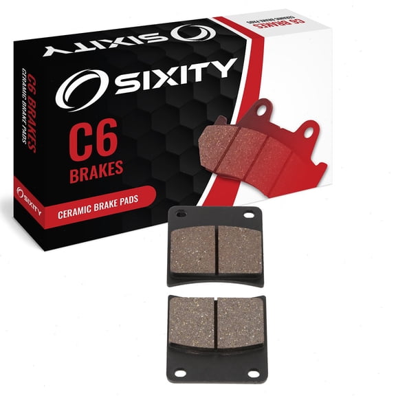 Sixity C6 Ceramic Brake Pads FA146 Front Replacement Kit