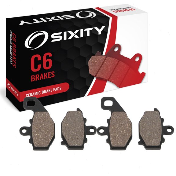 Sixity C6 Ceramic Brake Pads FA192 FA192 Front Rear Replacement Kit Full Complete