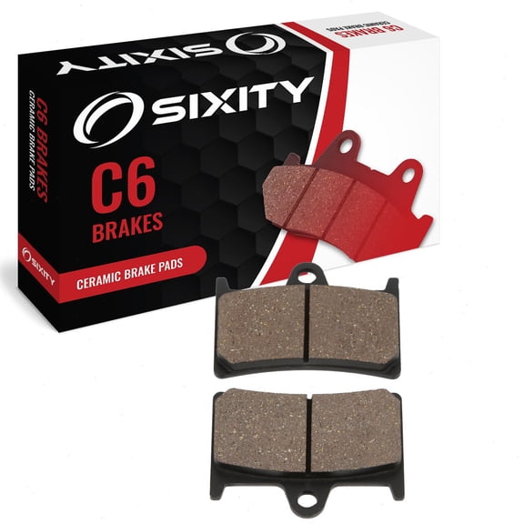Sixity C6 Ceramic Brake Pads FA252 Front Replacement Kit Full Complete
